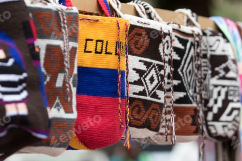 Preview: Hand Knitted Colombian Bags In Silvia