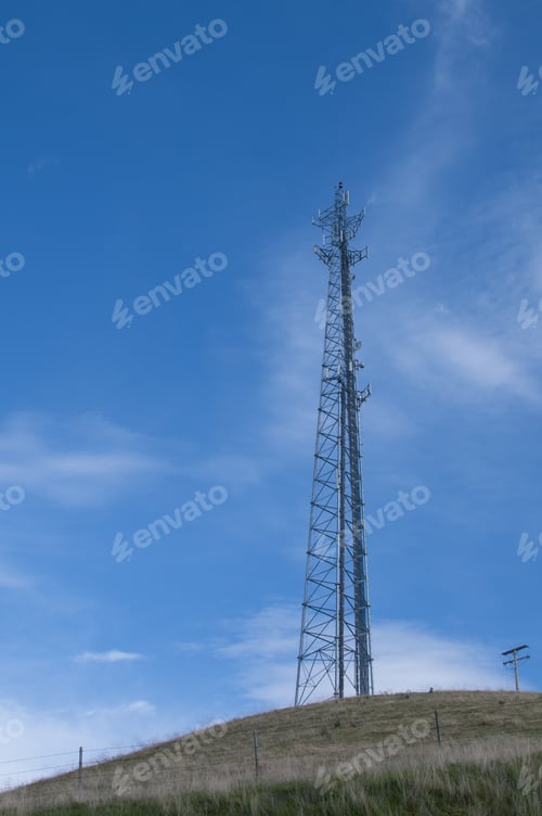 Preview: Antenna Tower Relays Electronic Signals In The Mountains