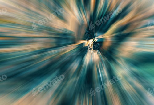 Preview: Aerial View Of Manhattan New York Zoom In Satellite View Concept