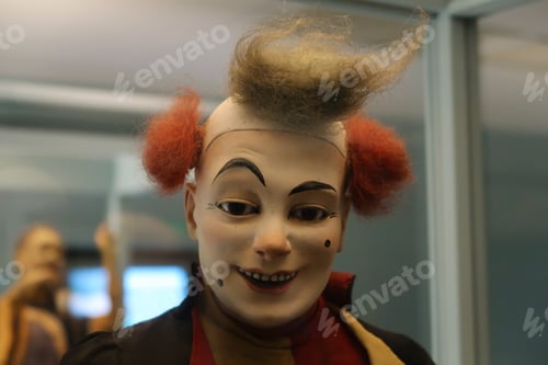 Preview: Creepy Old Clown Doll.