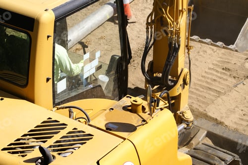 Preview: Equipment Moves Earth With Blade On Construction Project
