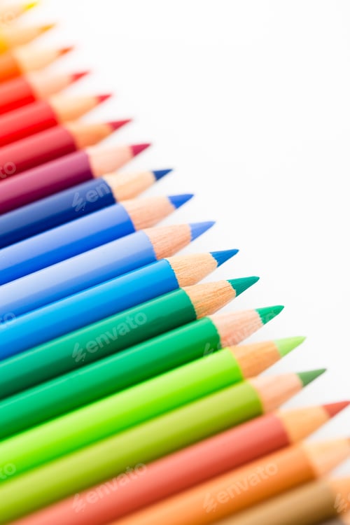 Preview: Stack Of Colourful Pencils