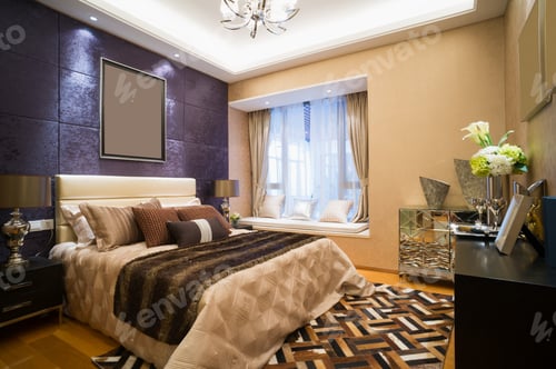 Preview: Luxury Bedroom With Nice Decoration