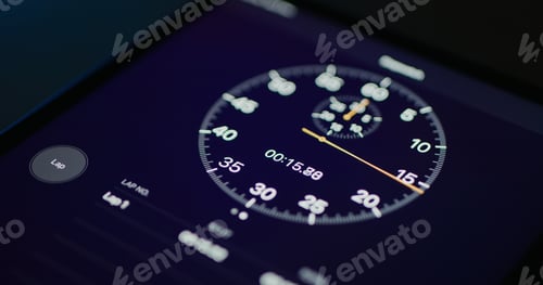 Preview: Stop Watch On The Screen
