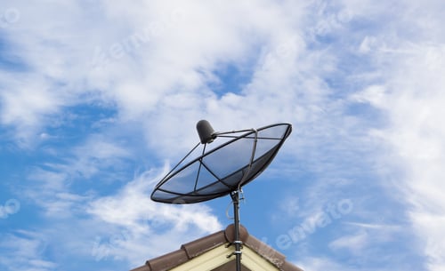 Preview: Satellite Dish In Blue Sky