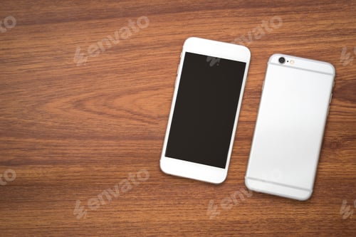 Preview: Smartphone Isolated On White Background