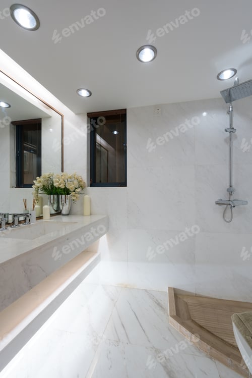 Preview: The Modern Bathroom With Nice Decoration