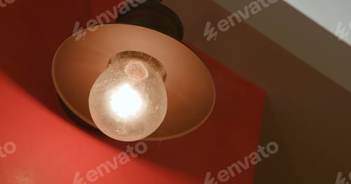 Preview: Hanging Lamp Inside Restaurant