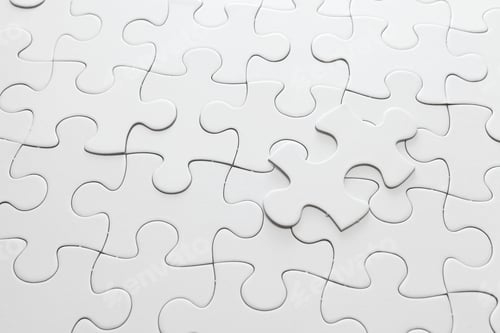 Preview: White Jigsaw Puzzle
