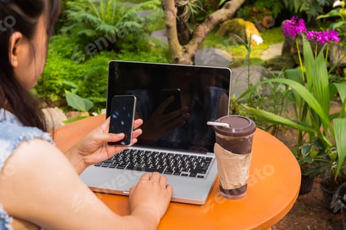 Preview: Woman Working On The Laptop