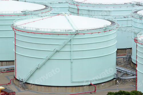 Preview: Metal Oil Storage Tank
