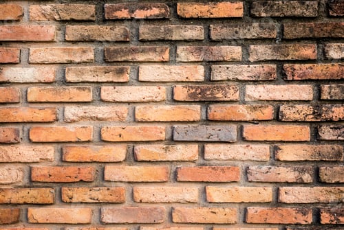 Visualização: Fundo de textura de parede de tijolos antigos