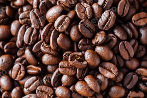 Preview: Coffee Beans With Coffee Making Equipment On Wooden Background