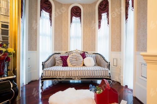 Preview: Nice Sofa In Domestic Room