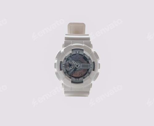 Preview: Wristwatch Isolated On White Background