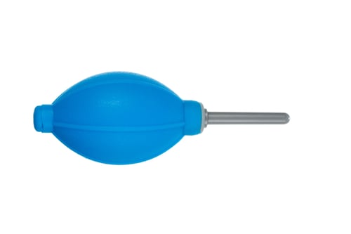 Preview: Grey Rocket Air Blower Isolated On White Background