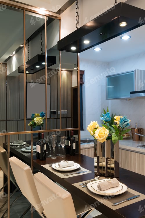 Preview: The Dining Room With Nice Decoration