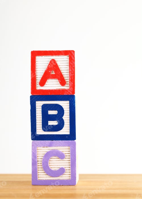 Preview: Abc Wooden Toy Block