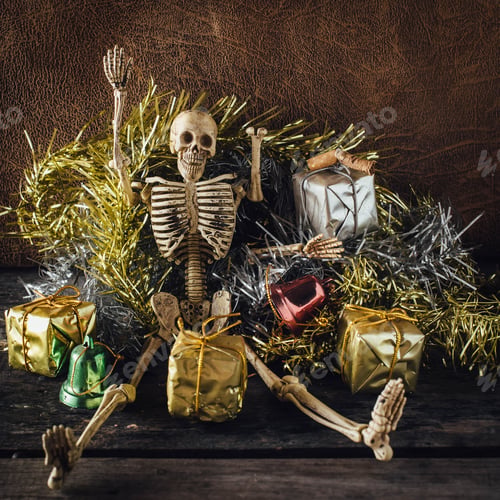 Preview: Still Life Of Skeleton Party