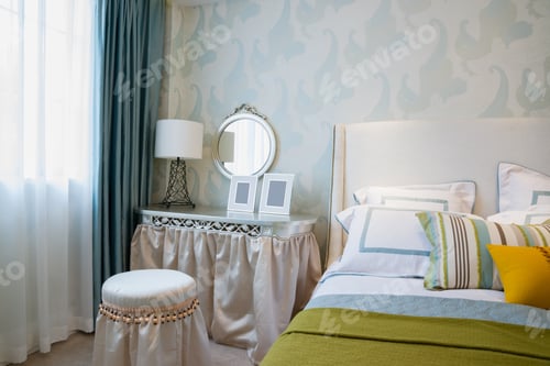 Preview: Comfortable Bedroom With Nice Decoration