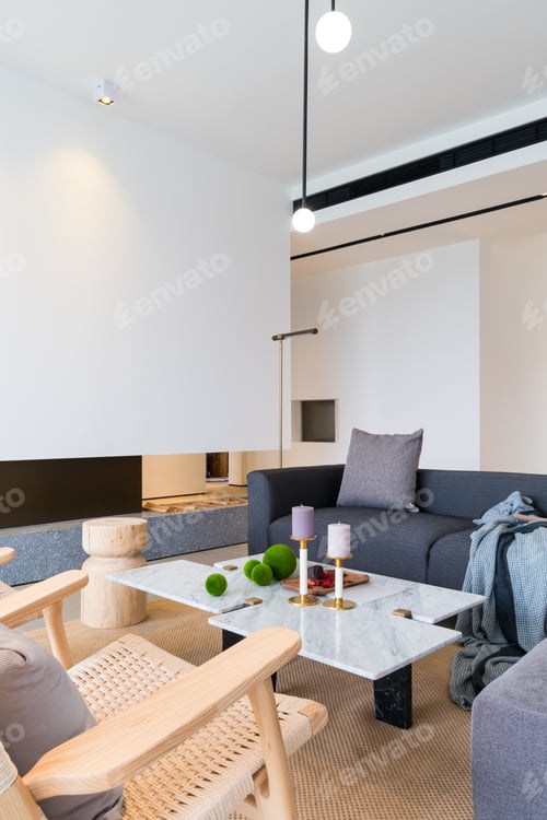 Preview: Apartment Interior With Modern Decoration