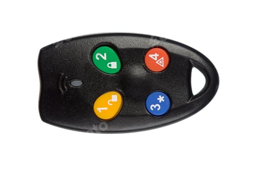 Preview: Wireless Car Key Isolated On White Background