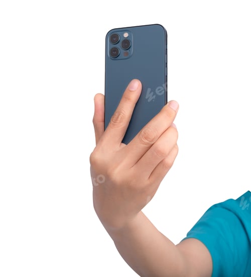 Preview: Hand Hold Girl Having Video-Call With Lover Holding Smart Phone In Hand Shooting Selfie On Camera