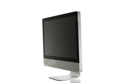 Preview: Computer Display . Isolated On White Background