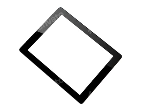 Preview: Tablet Computer Isolated On White Background
