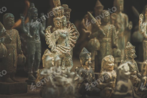 Preview: Faux Khmer Artifacts Sold In Souvenir Shops In Phnom Kulen, Cambodia
