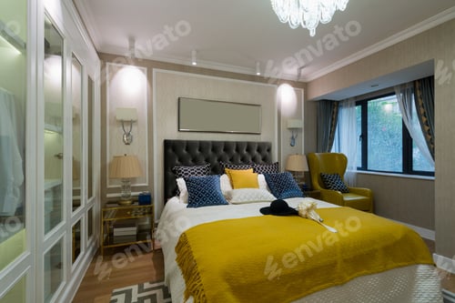 Preview: Comfortable Bedroom With Nice Decoration