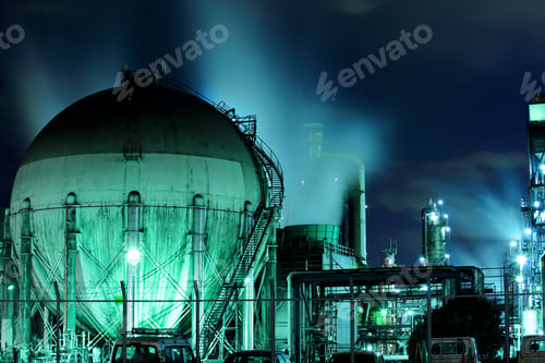 Preview: Gas Tank In Industrial Factory