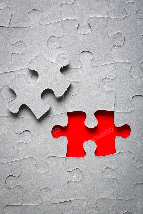 Preview: Jigsaw Puzzle With Missing Pieces