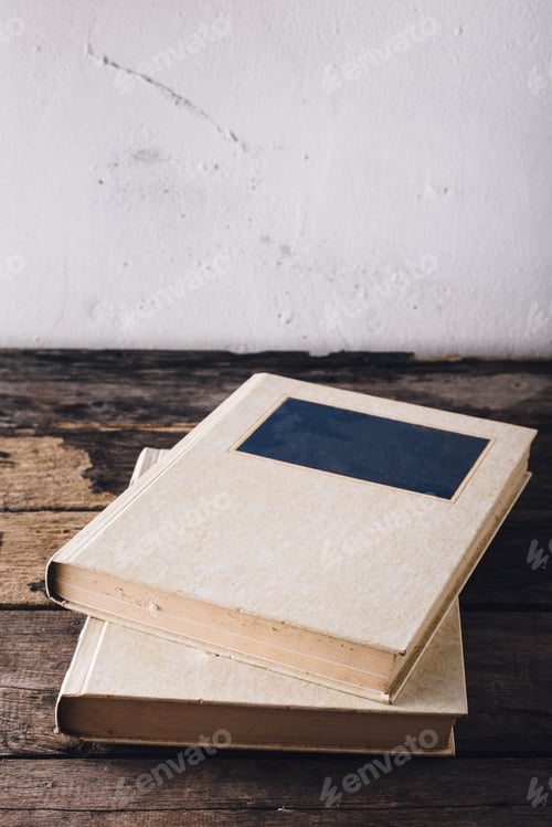 Preview: Books On Wooden Floor