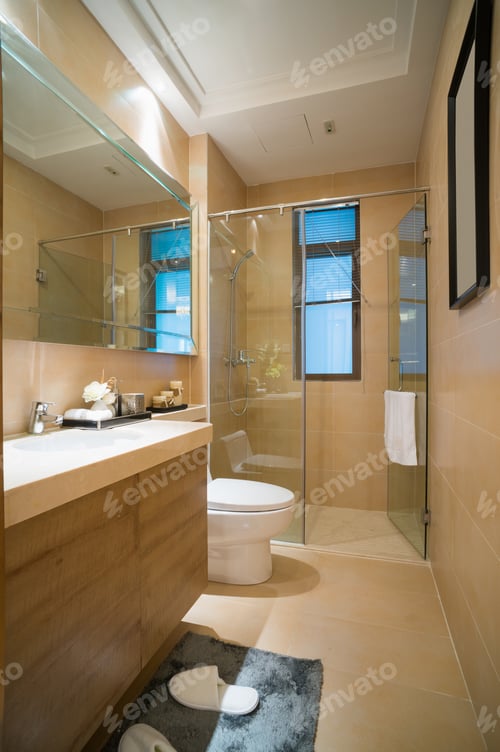 Preview: Modern Bathroom With Nice Decoration