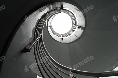 Preview: Abstract Modern Wirling Staircase Fron Singapore