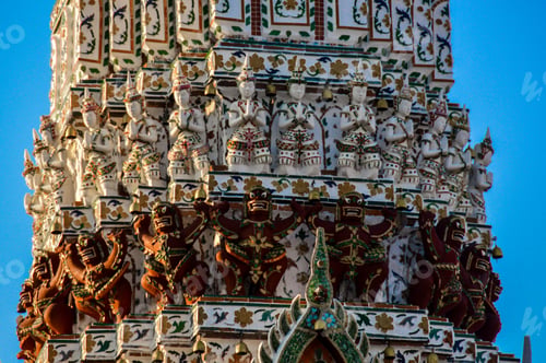 Preview: Close Up Of Wat Arun Also Known As The Temple Of Dawn In Bangkok, Thailand
