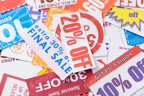 Visualização: Grupo de cupons de desconto