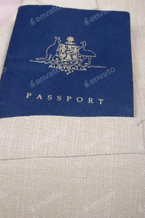 Preview: Passport In Linen Safari Suit Top Pocket