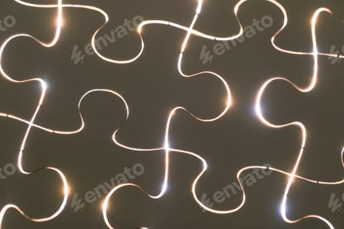 Preview: White Puzzle Over The Back Light
