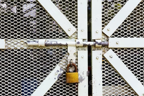 Preview: Metal Door With Lock