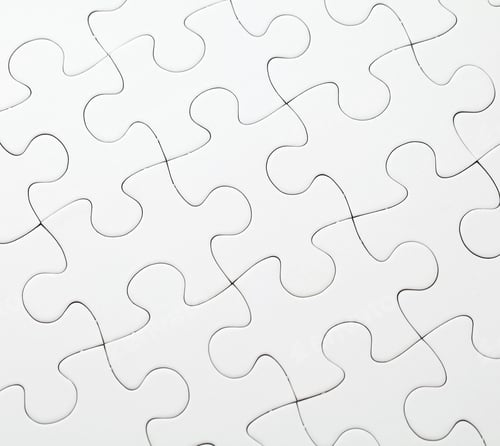 Preview: Part Of Completed White Puzzle