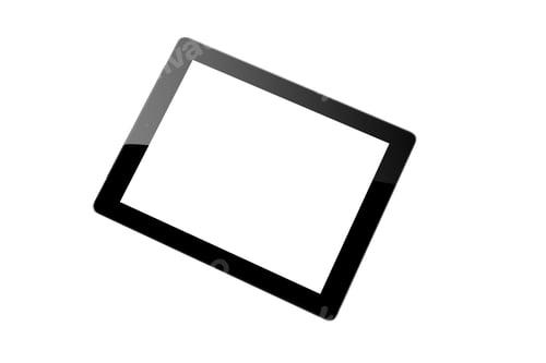Preview: Tablet Computer Isolated On White Background