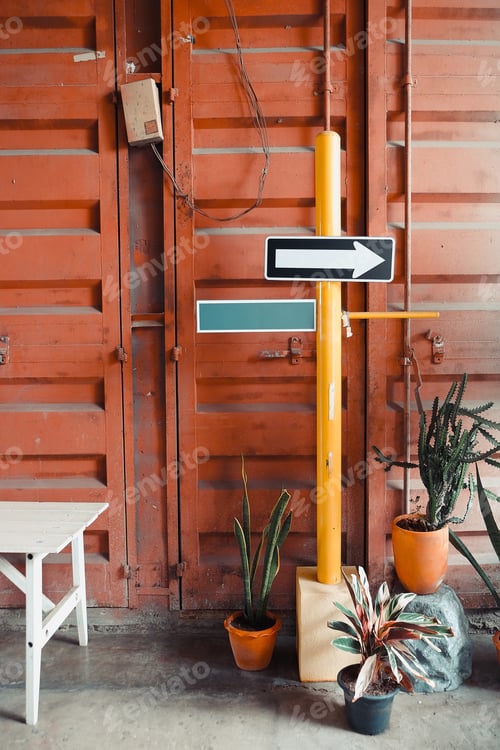 Preview: Image Of Blank Directional Signs