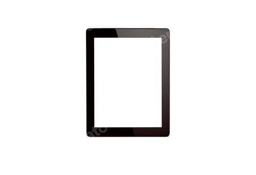 Preview: Tablet Computer Isolated On White Background