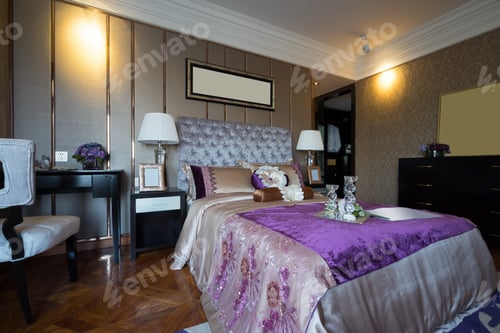 Preview: Comfortable Bedroom With Nice Decoration