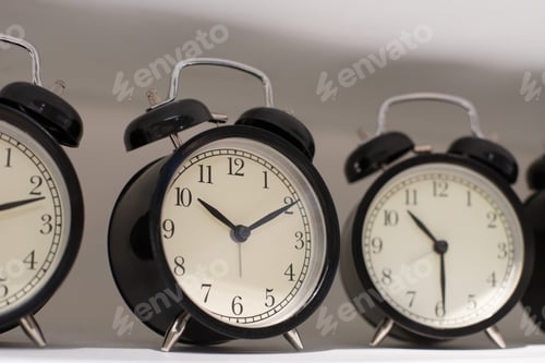 Preview: Close Up On Clock Hanging On The Wall