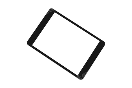Preview: Tablet Computer Isolated On White Background