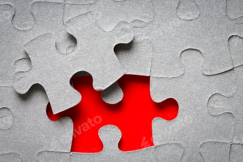 Preview: Jigsaw Puzzle With Missing Pieces