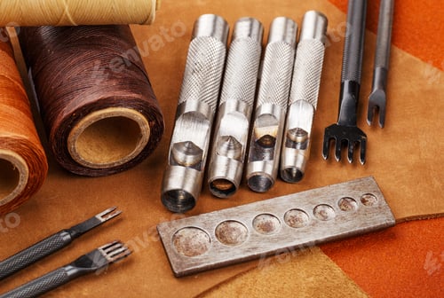 Preview: Homemade Leather Craft Tool And Accessories